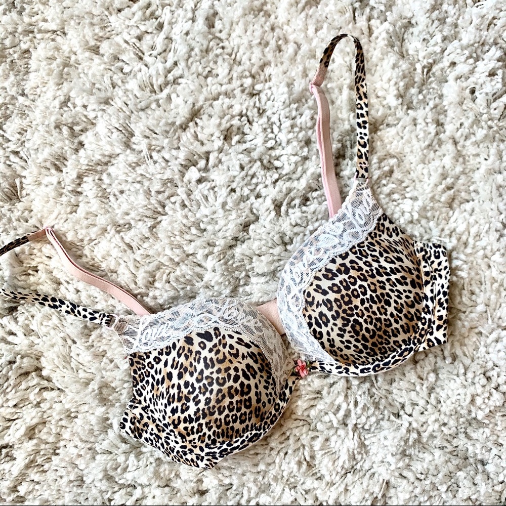 VS Leopard Print Push-Up Bra